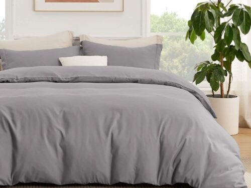 Brushed Microfiber Duvet Cover Sets With Fitted Sheet