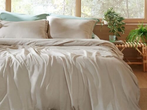 Bedsure 100% Muslin Duvet Cover Set