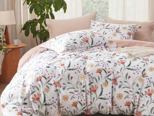 Bedsure Reversible Pale Duvet Cover Set